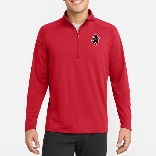 JYAA: Johnstown Johnnie Logo *Pick Your Sport* Quarter Zip Long Sleeve Tech T-Shirt