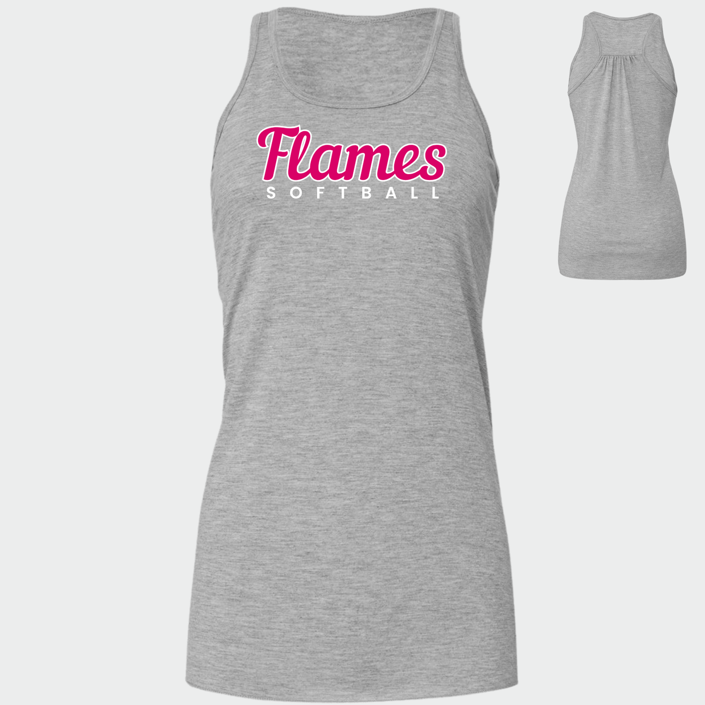 Flames Softball: Women's Flowy Tank Top