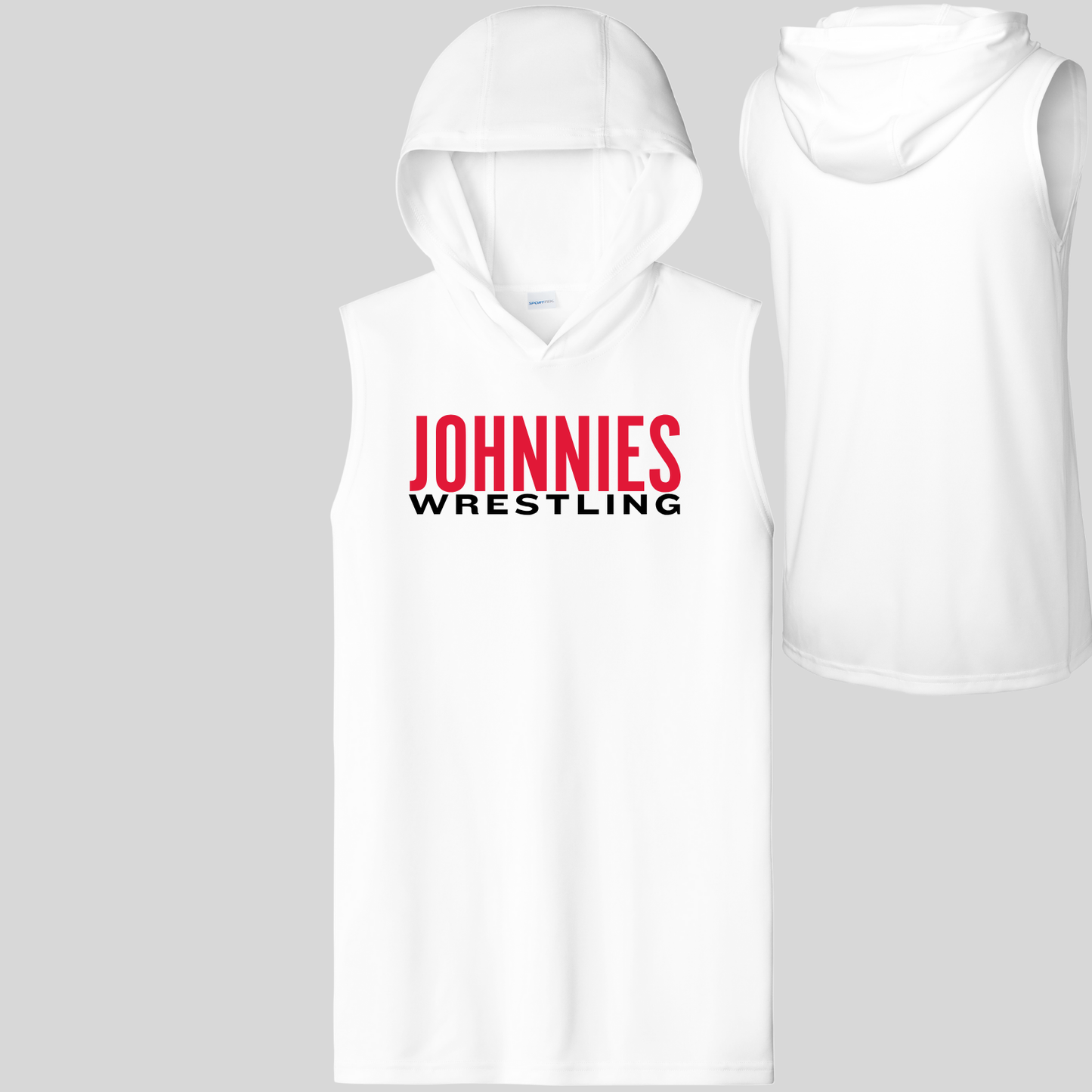 JYAA: Johnnies Wrestling Sleeveless Hooded Tech T-Shirt