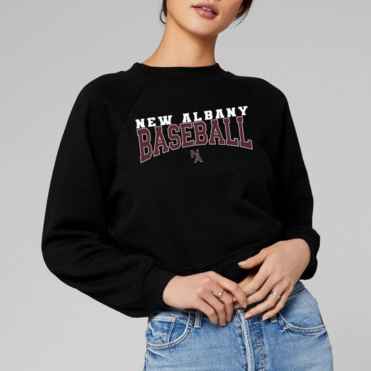 NA Travel Baseball: Women's Raglan Sweatshirt