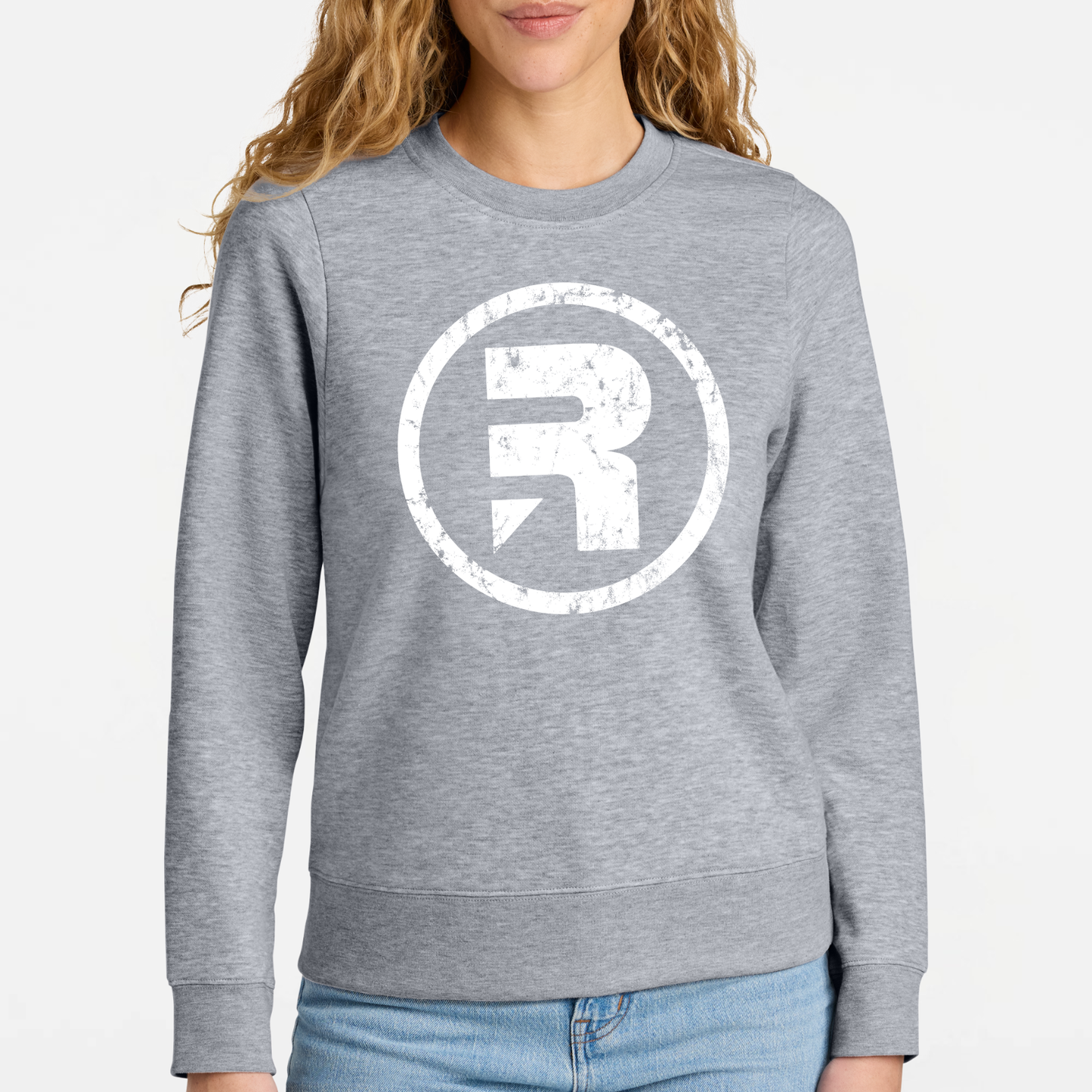 Ryze: Women's Distressed Core Logo Crew Sweatshirt