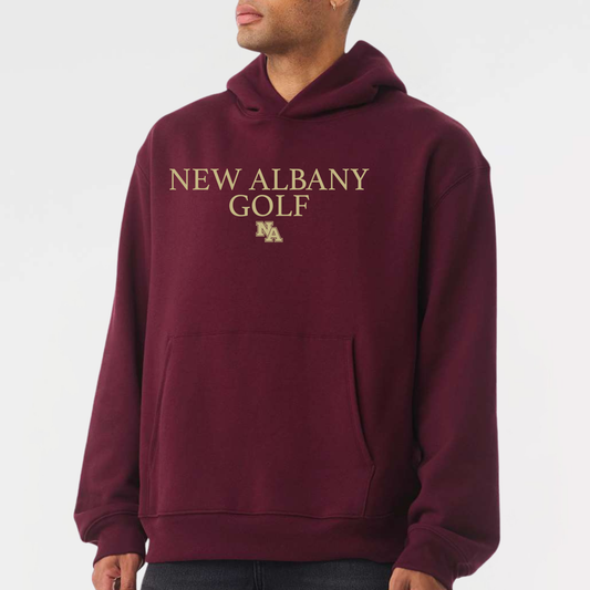 NAGolf: 3D Embroidered, Heavyweight Hooded Sweatshirt