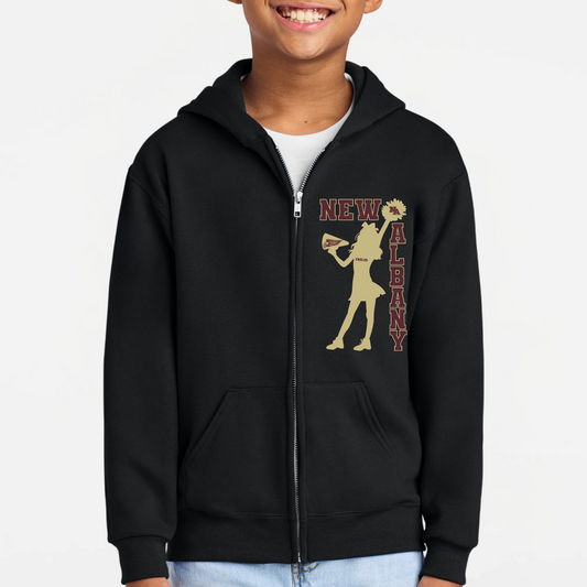 NAYCHEER: 2025 NA Youth Cheer Full-Zip Sweatshirt