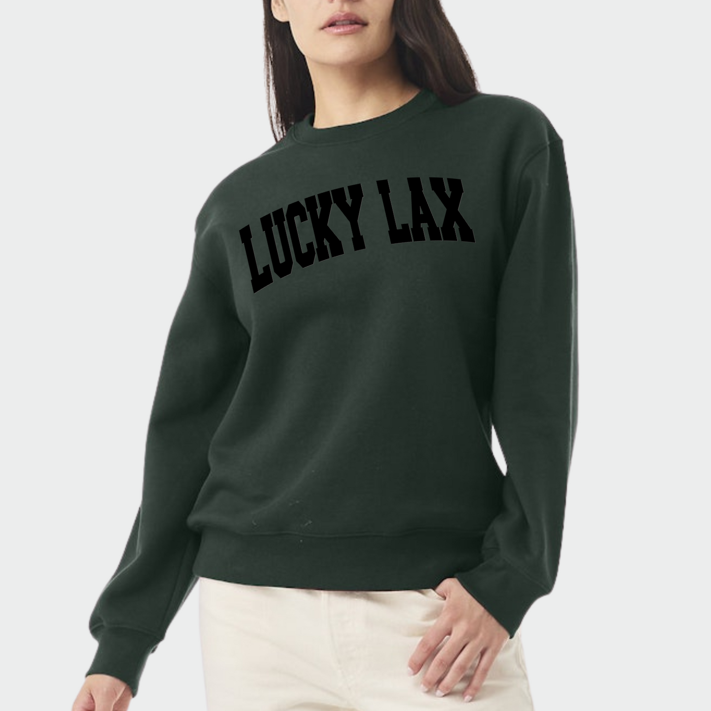 Lucky Lax: Heavyweight Crew Sweatshirt 3D Print