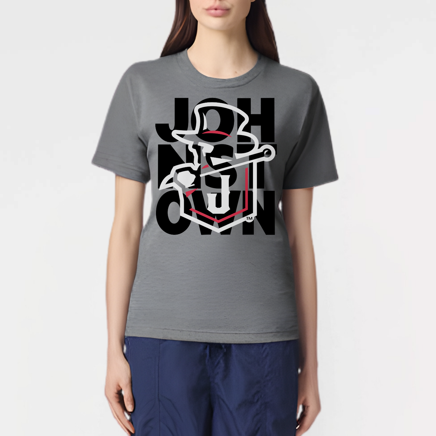 JYAA: Johnstown Jonnie Overlap Logo Triblend T-Shirt