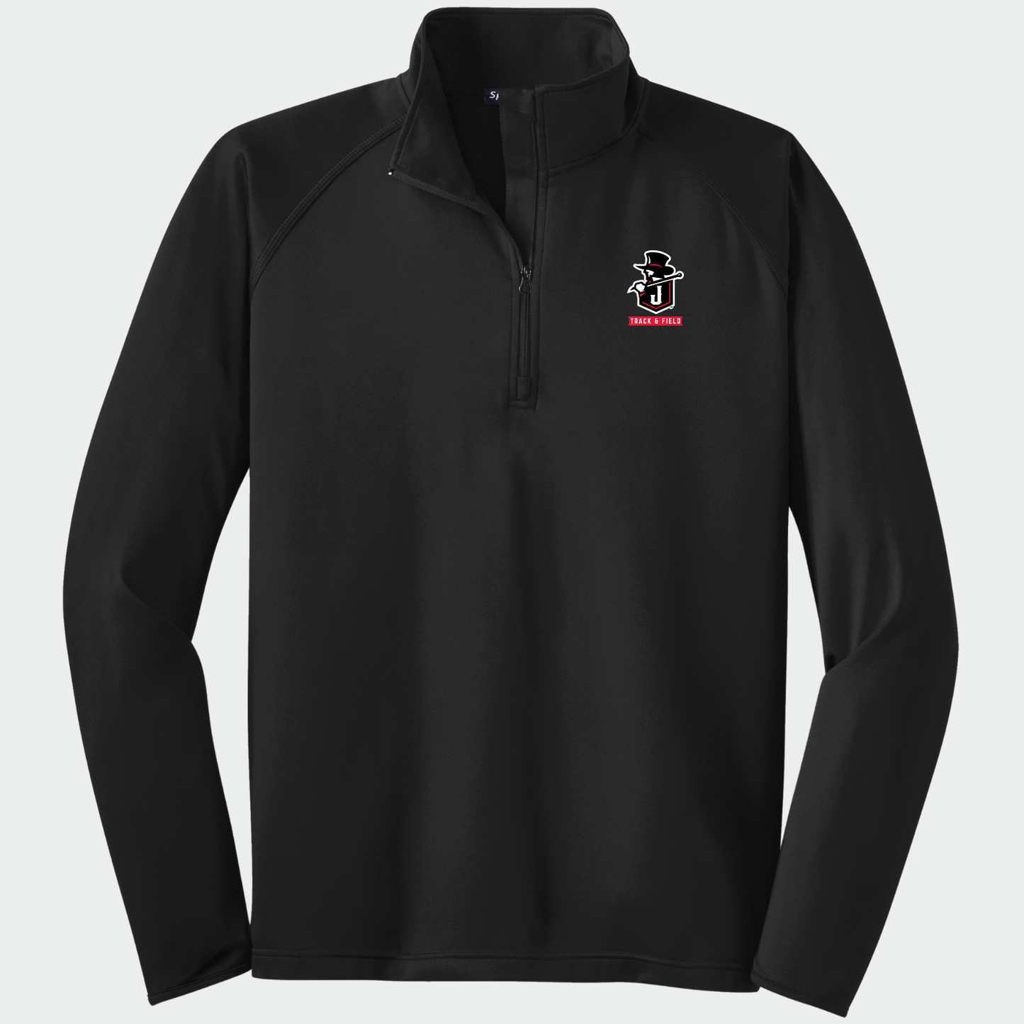 JYAA: Johnstown Johnnie Logo *Pick Your Sport* Quarter Zip Long Sleeve Tech T-Shirt