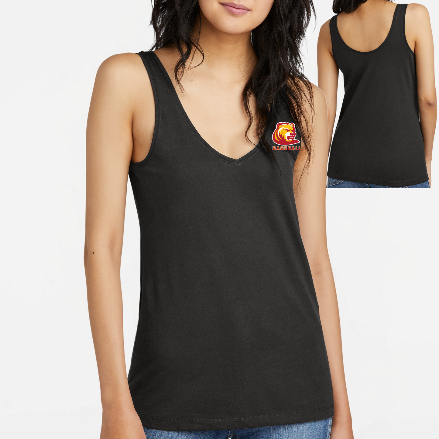 BRUINS: Women's CVC V-Neck Tank Top