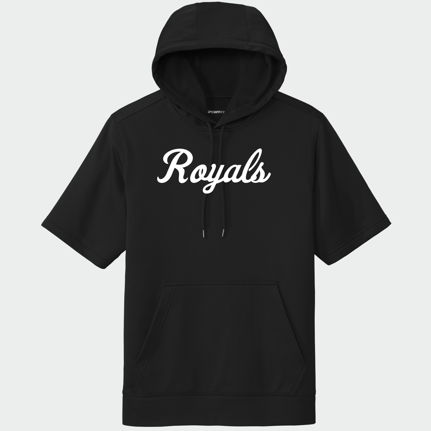 TCR: Royals Script, Short Sleeve Tech Fleece Hoodie