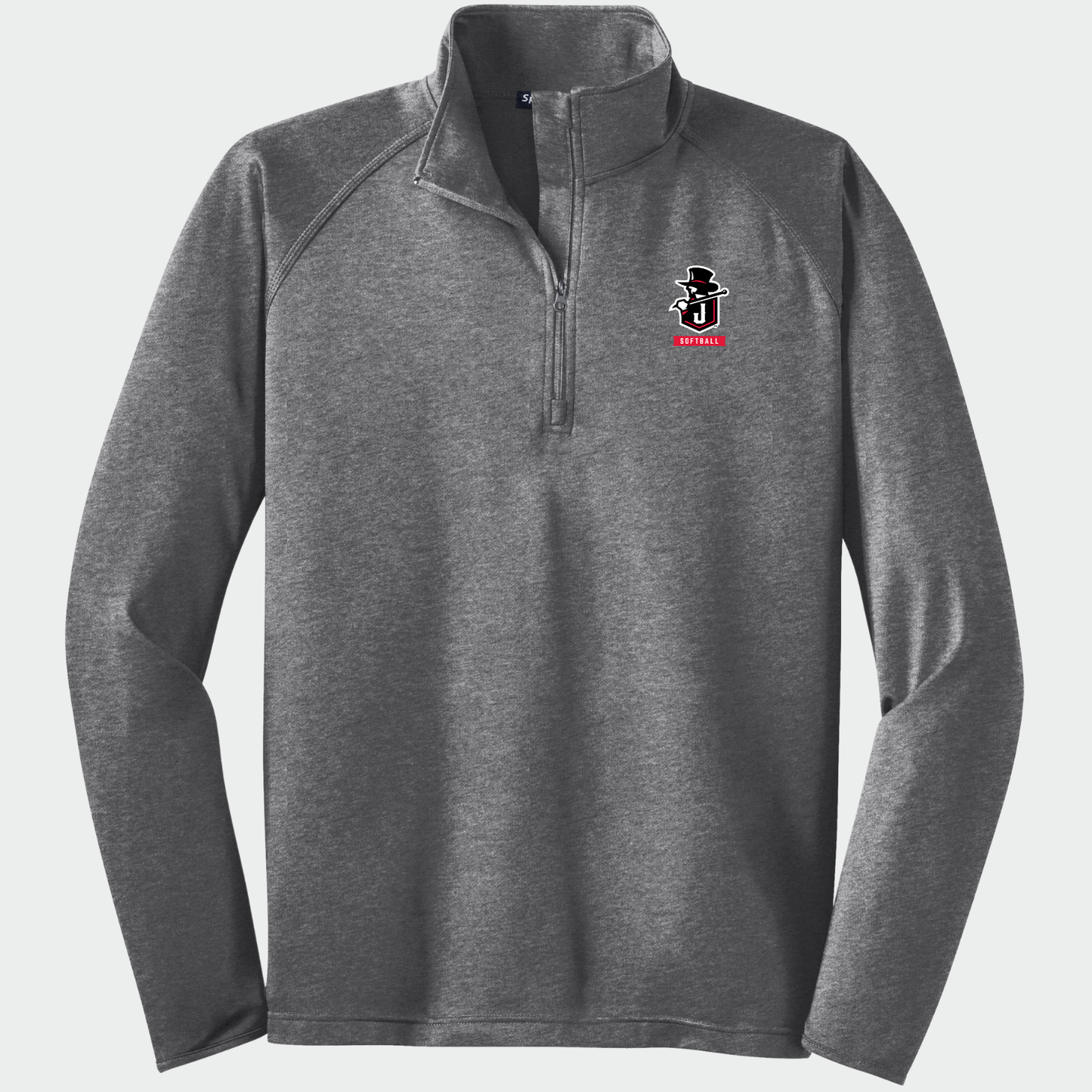 JYAA: Johnstown Johnnie Logo *Pick Your Sport* Quarter Zip Long Sleeve Tech T-Shirt