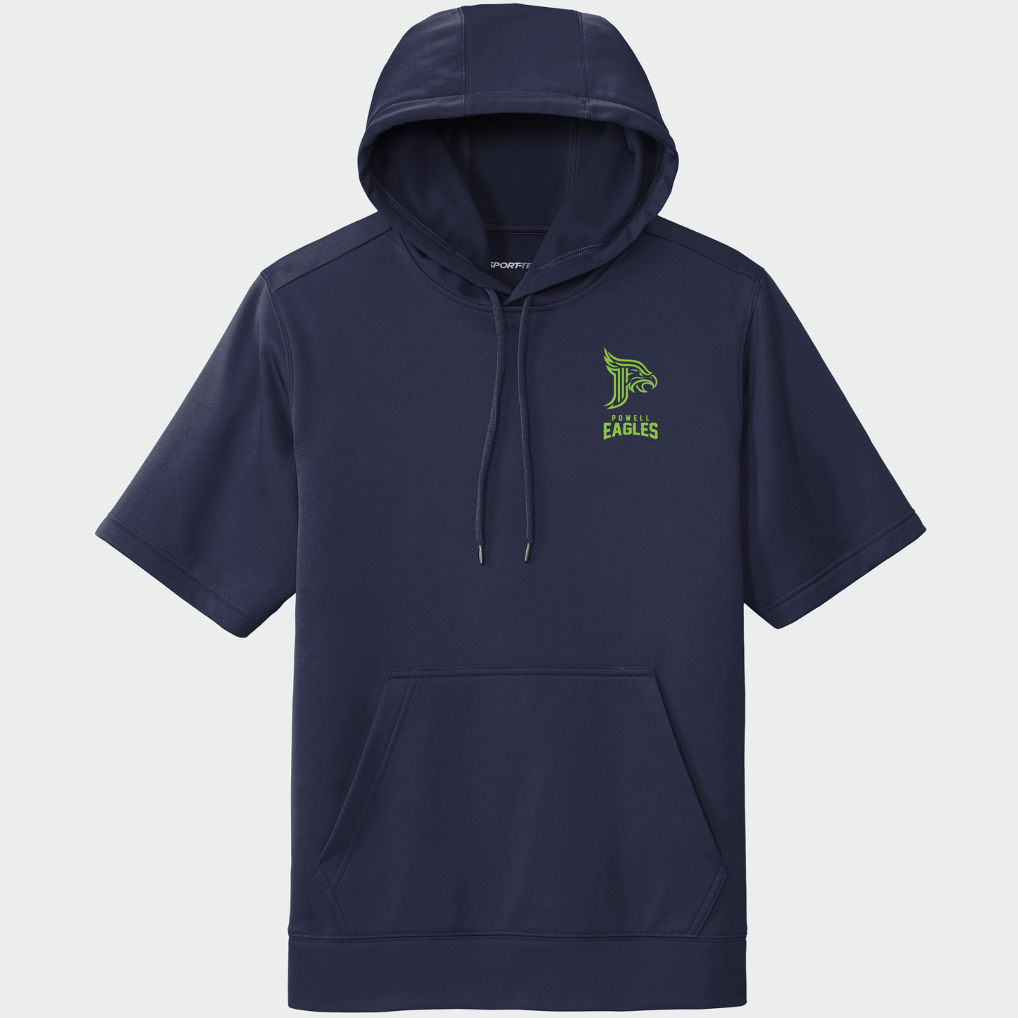 Powell Eagles: Short Sleeve Hooded Tech Sweatshirt