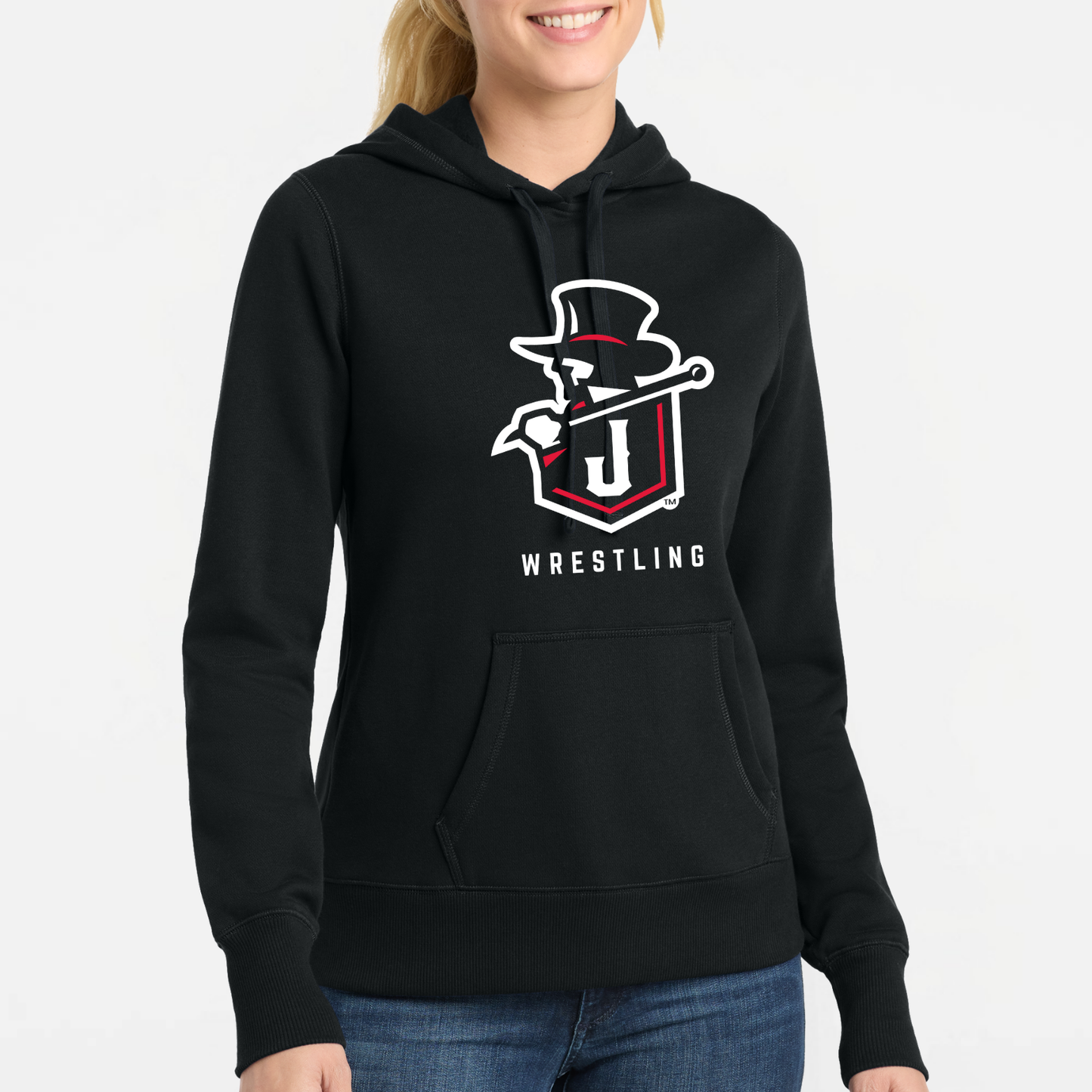 JYAA: Johnstown Wrestling Women's Pullover Hooded Sweatshirt