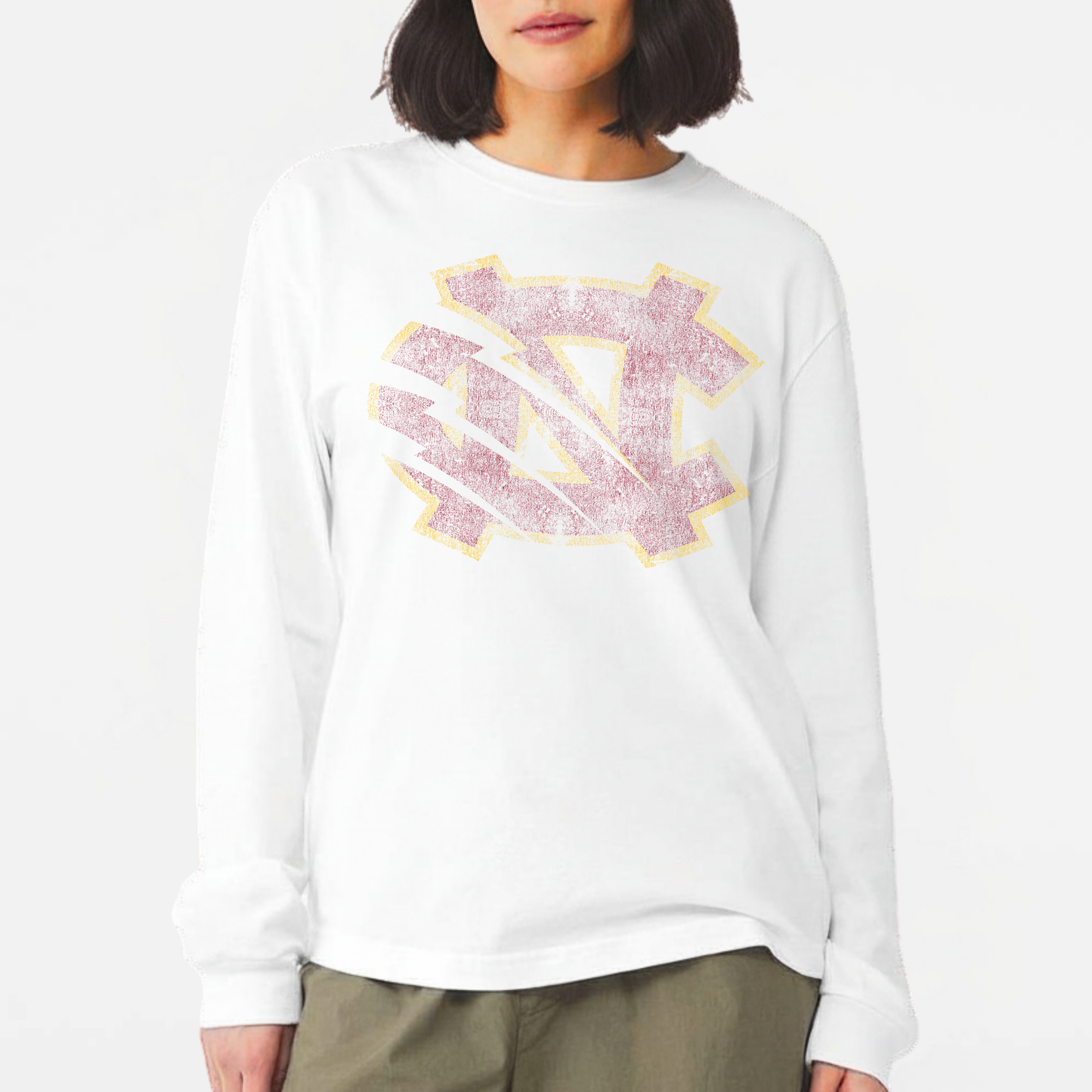 BRUINS: Extremely Distressed NC Heavyweight Long Sleeve Tee