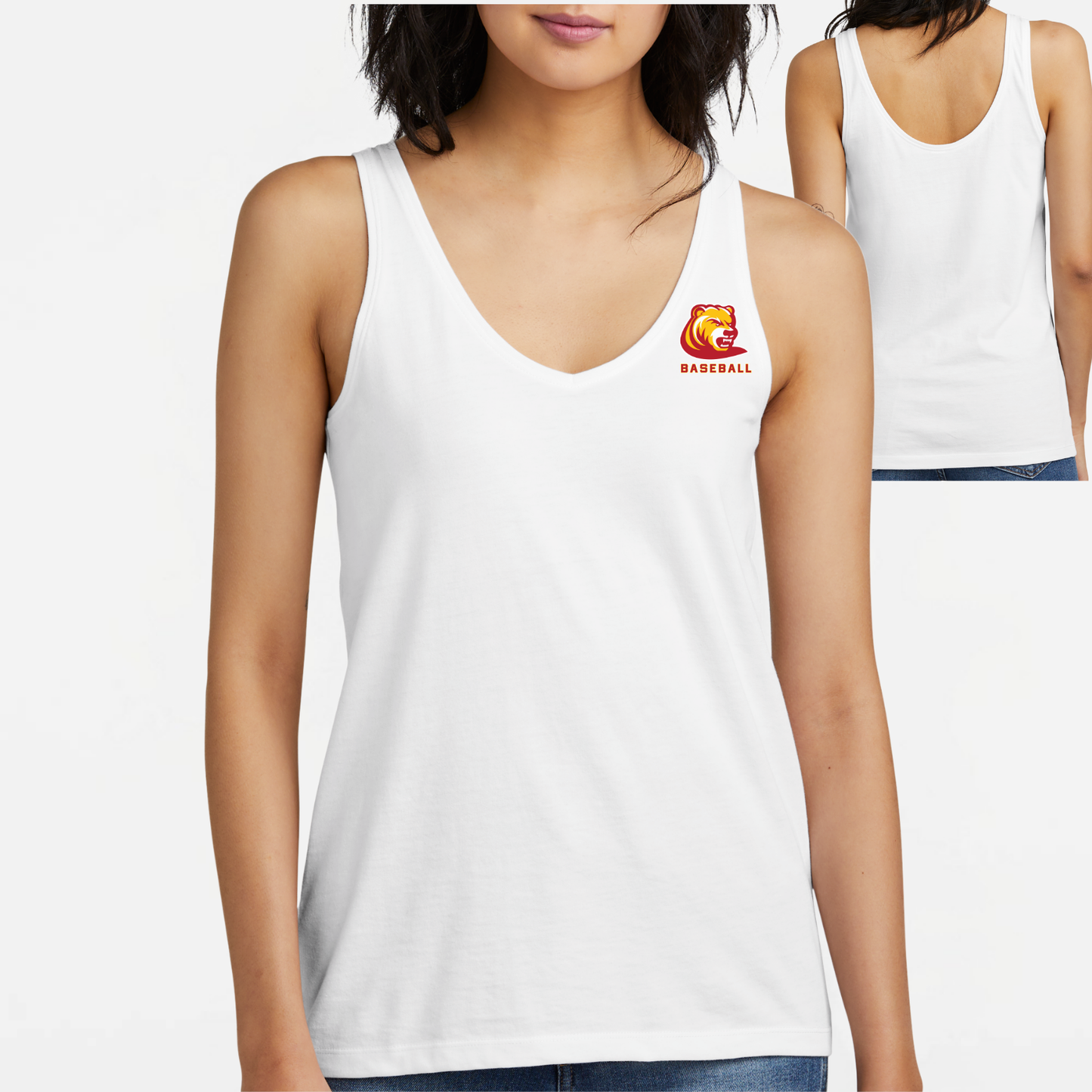 BRUINS: Women's CVC V-Neck Tank Top