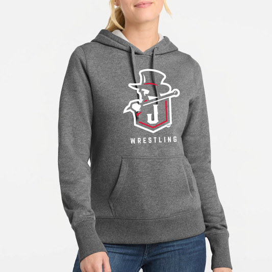 JYAA: Johnstown Wrestling Women's Pullover Hooded Sweatshirt