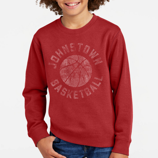 JYAA: Johnstown Basketball *distressed graphic* Crew Sweatshirt
