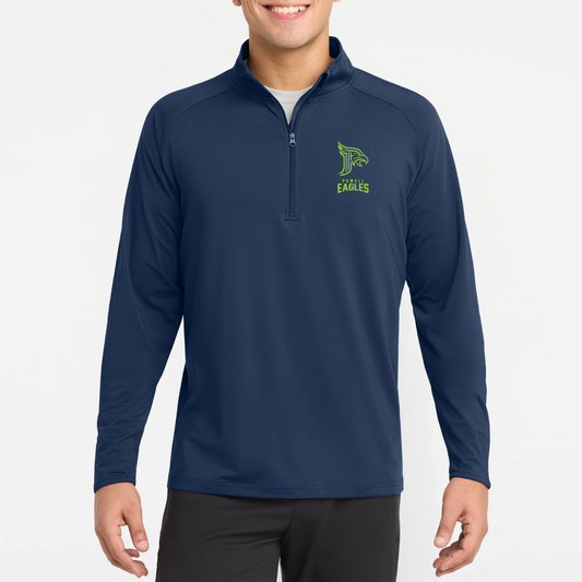 Powell Eagles: Quarter Zip Long Sleeve Stretch Tech Pullover