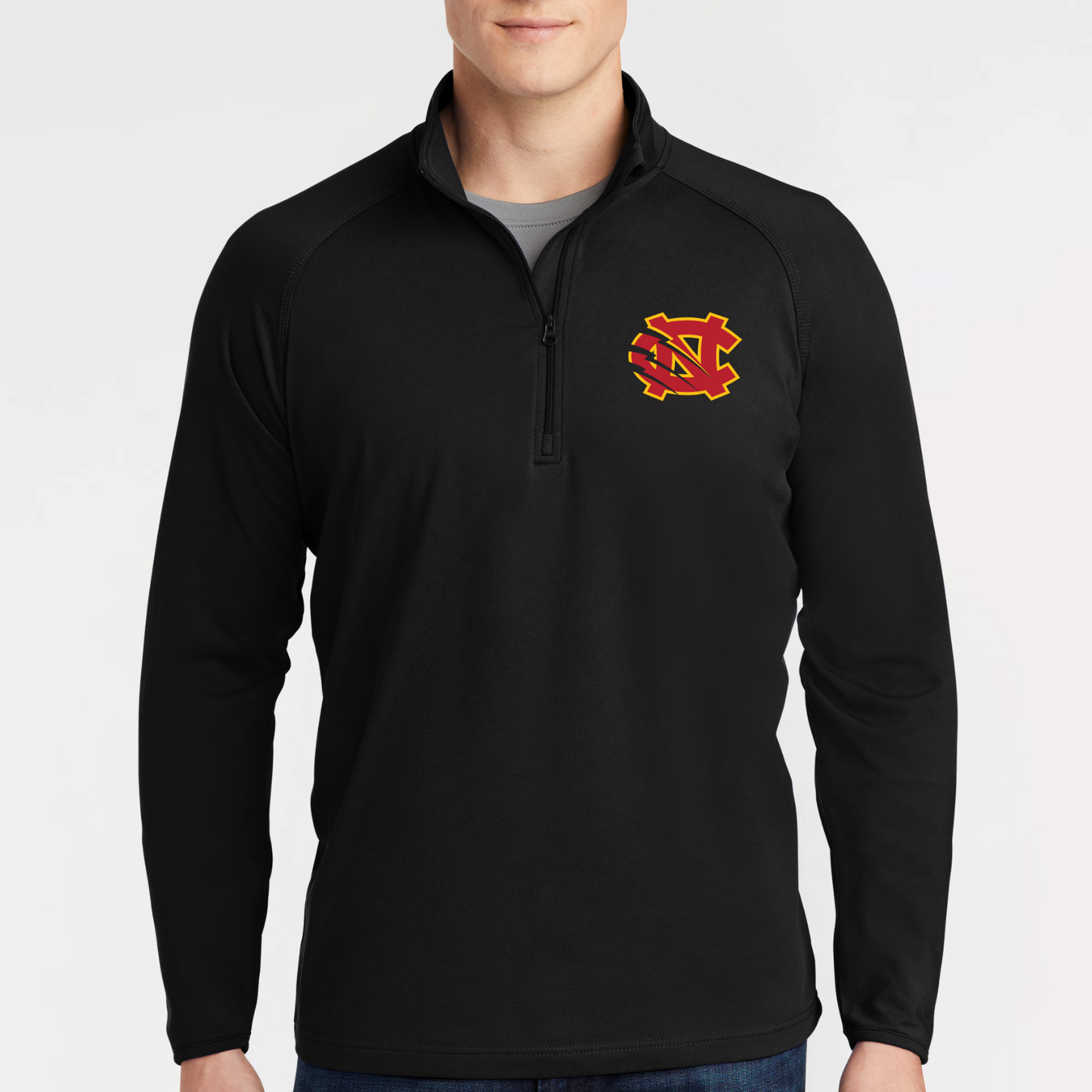 BRUINS: NC Quarter Zip Long Sleeve Tech Pullover