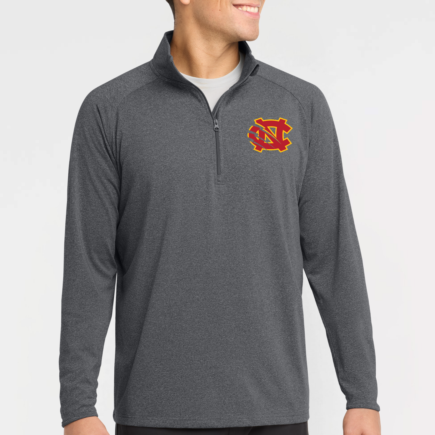BRUINS: NC Quarter Zip Long Sleeve Tech Pullover