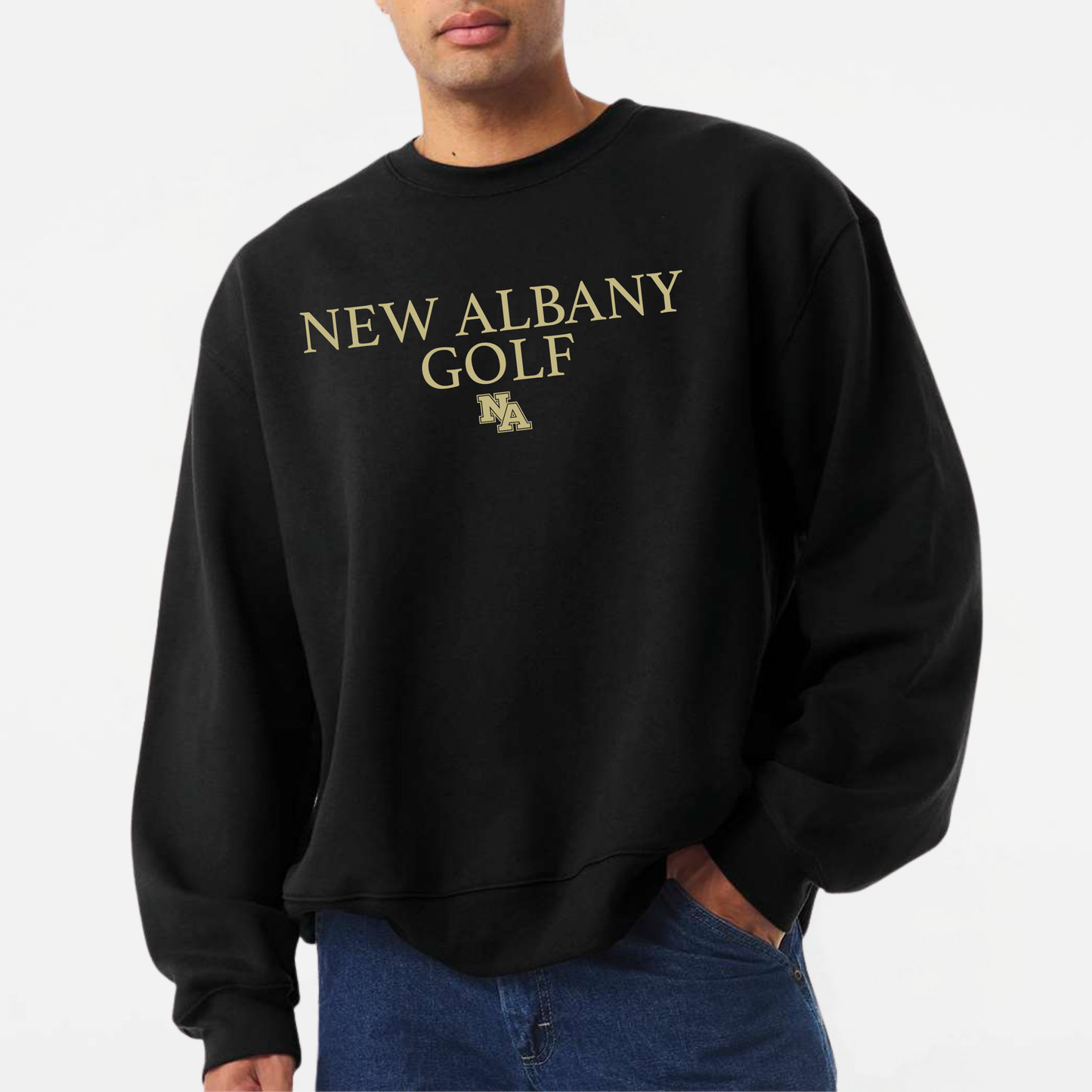 NAGolf: 3D Embroidered, Heavyweight Crew Sweatshirt