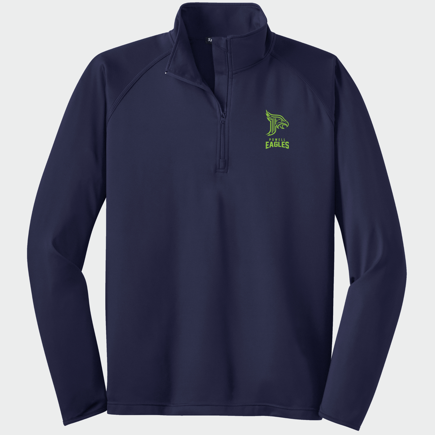Powell Eagles: Quarter Zip Long Sleeve Stretch Tech Pullover
