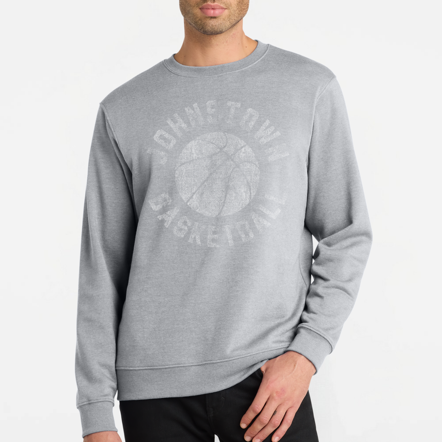 JYAA: Johnstown Basketball *distressed graphic* Crew Sweatshirt