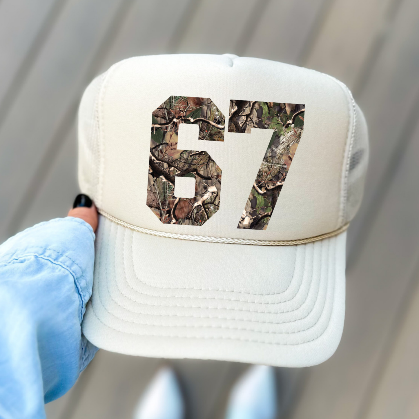 Lucky Number Foam Trucker Hat