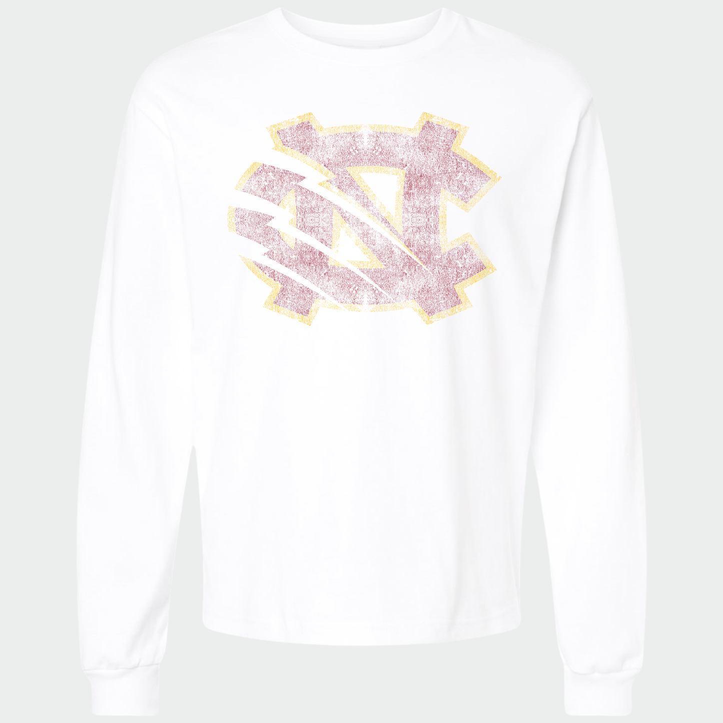 BRUINS: Extremely Distressed NC Heavyweight Long Sleeve Tee