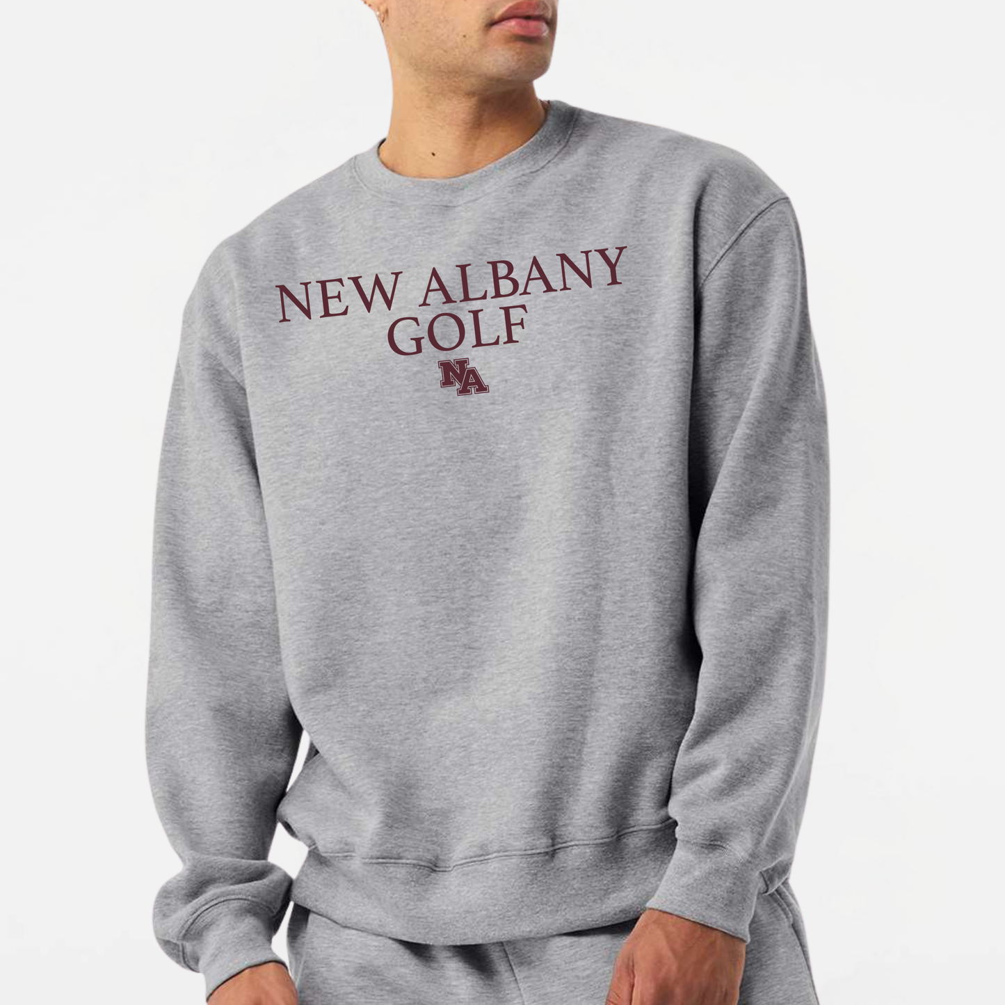 NAGolf: 3D Embroidered, Heavyweight Crew Sweatshirt