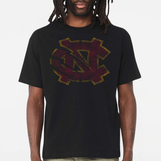 BRUINS: Extremely Distressed NC Heavyweight Tee