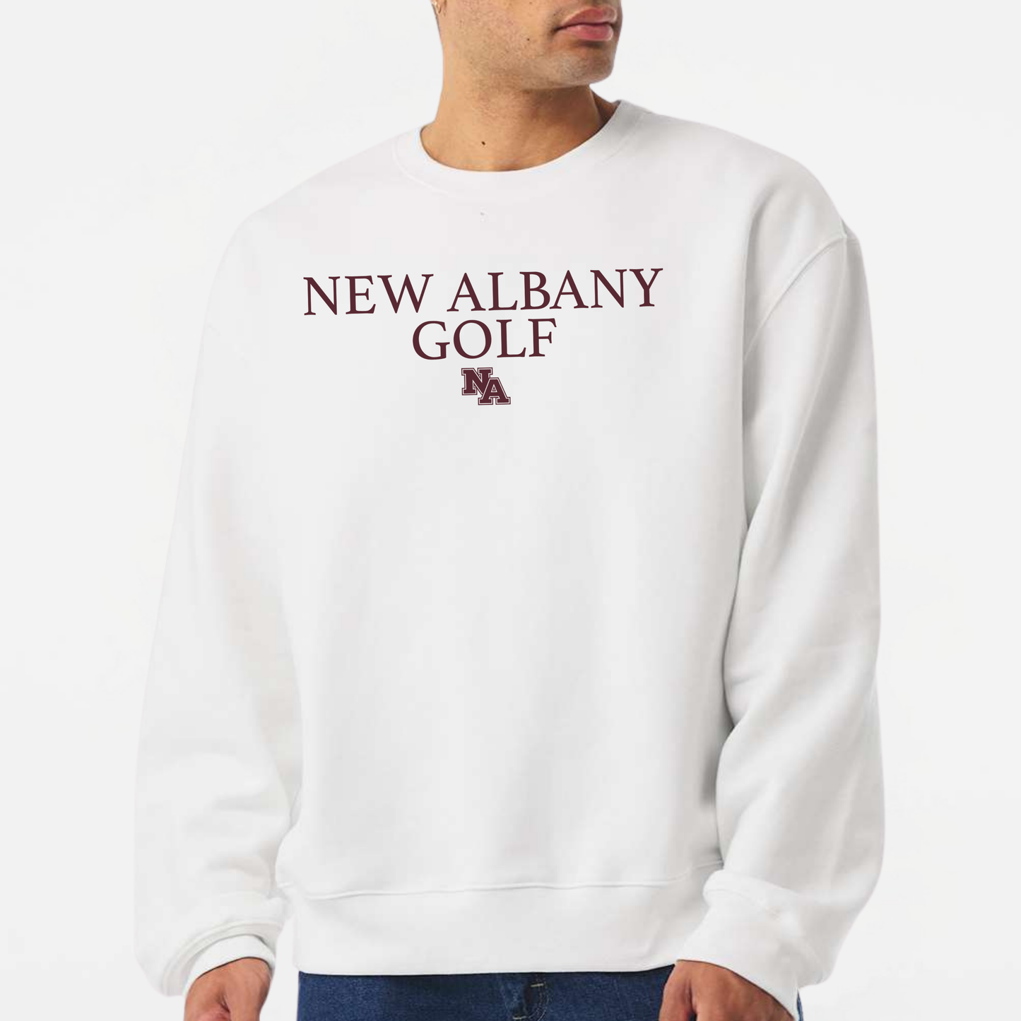 NAGolf: 3D Embroidered, Heavyweight Crew Sweatshirt