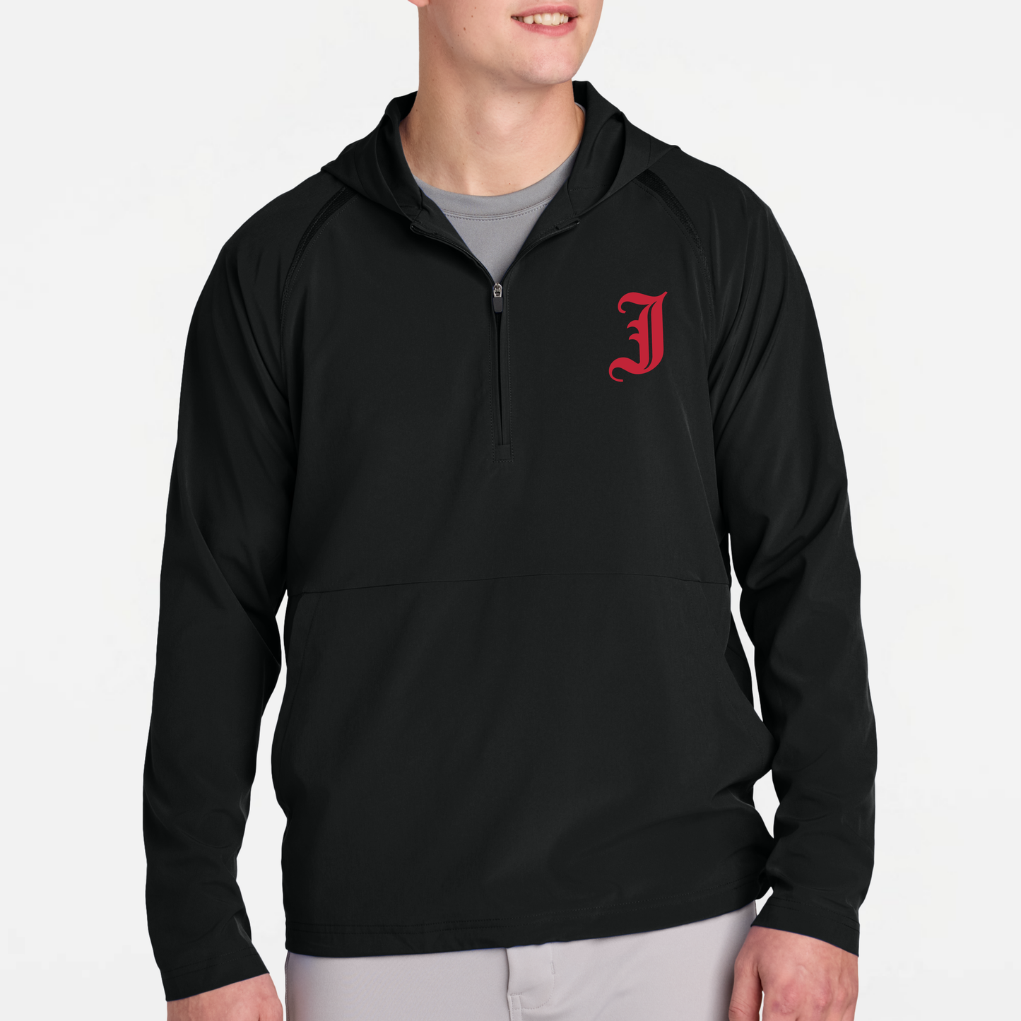 JTB: Old English J 1/2 Zip Hooded Jacket