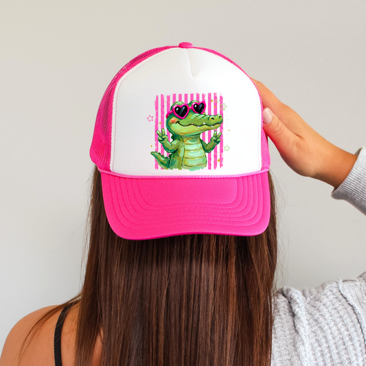 PTAC: Painted Gator Foam Trucker Hat