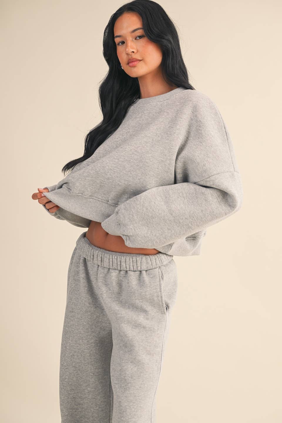 Cozy Fleece Oversized Crewneck Sweatshirt