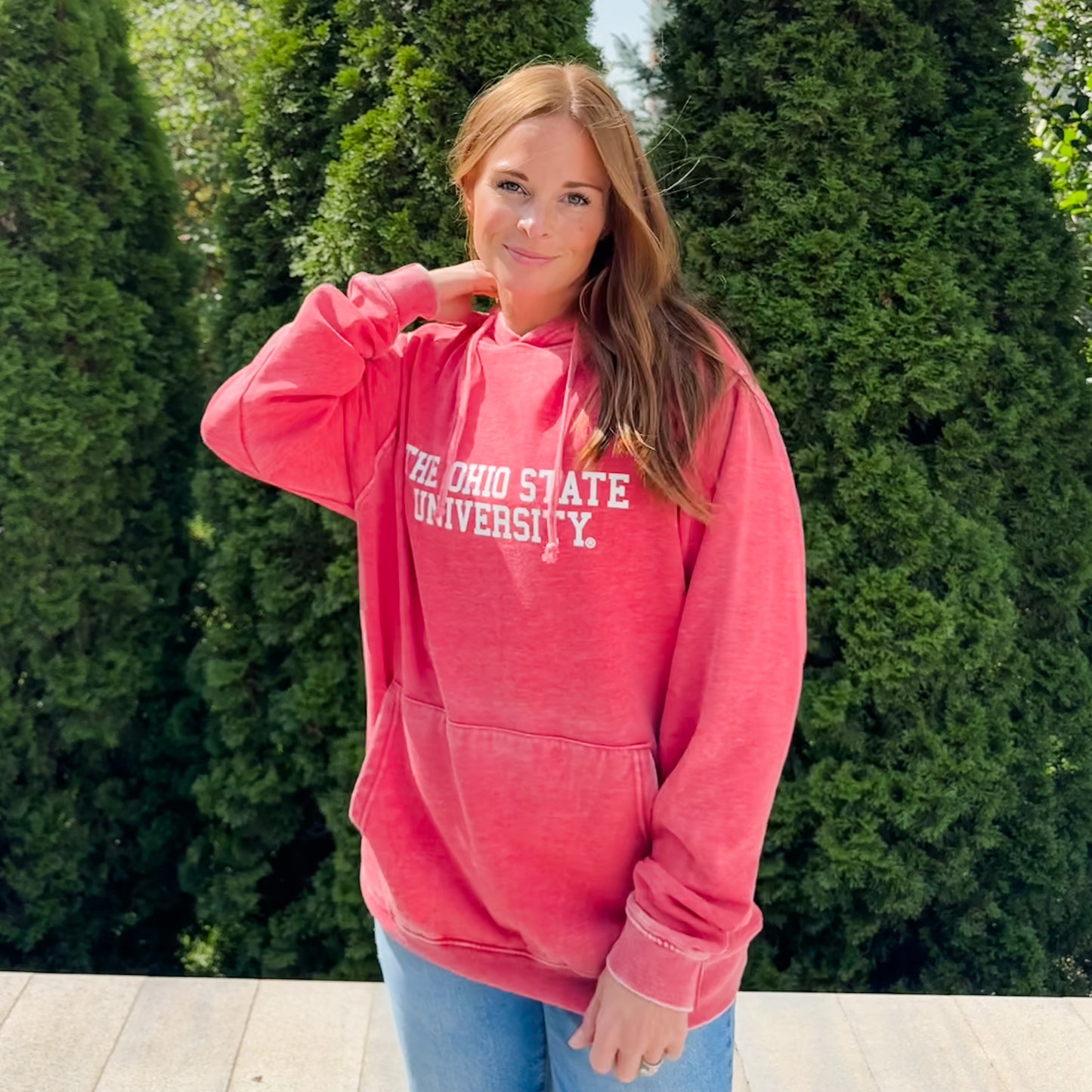The Ohio State University Burnout Hoodie