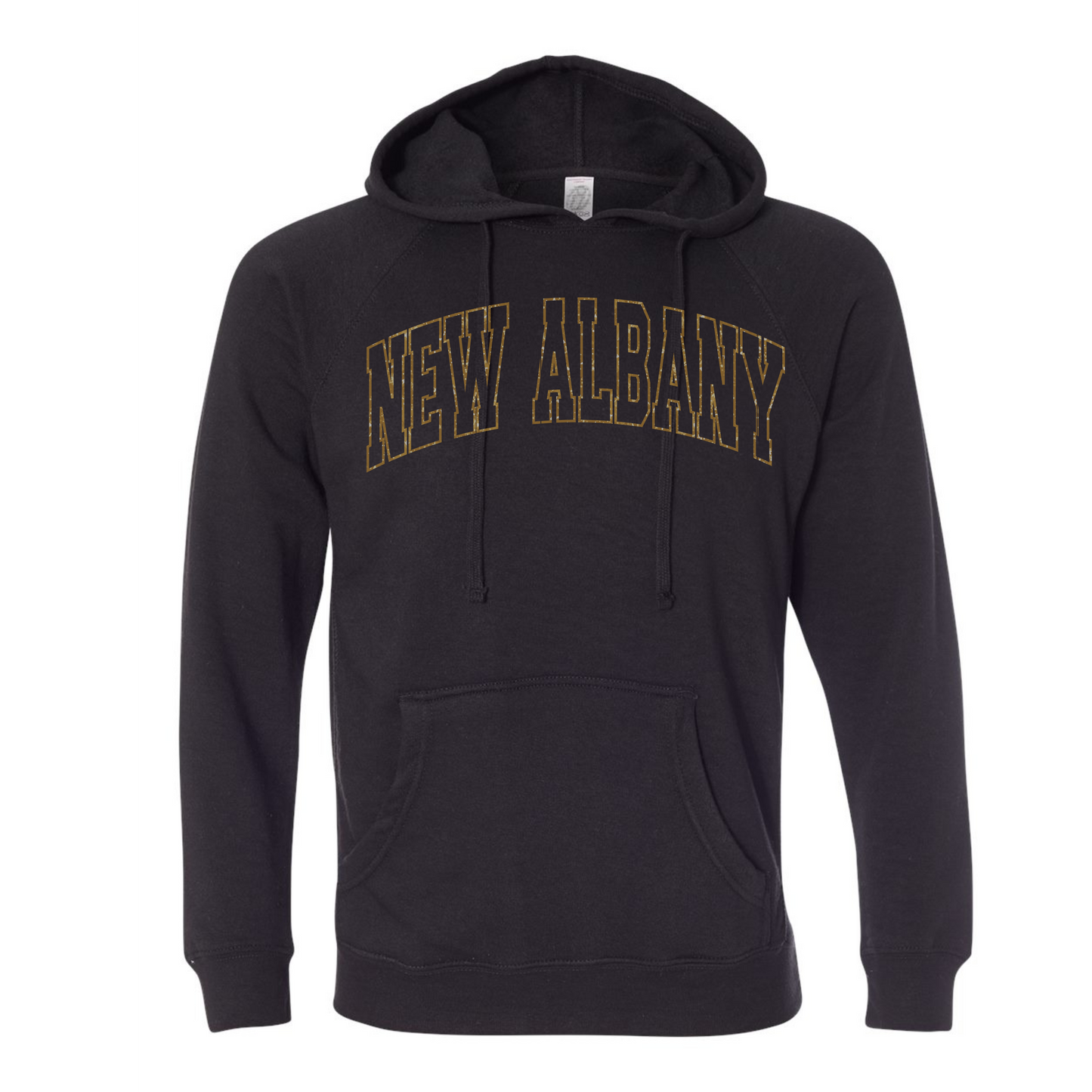 Yearbook: New Albany Glitter Printed Special Blend Hooded Sweatshirt