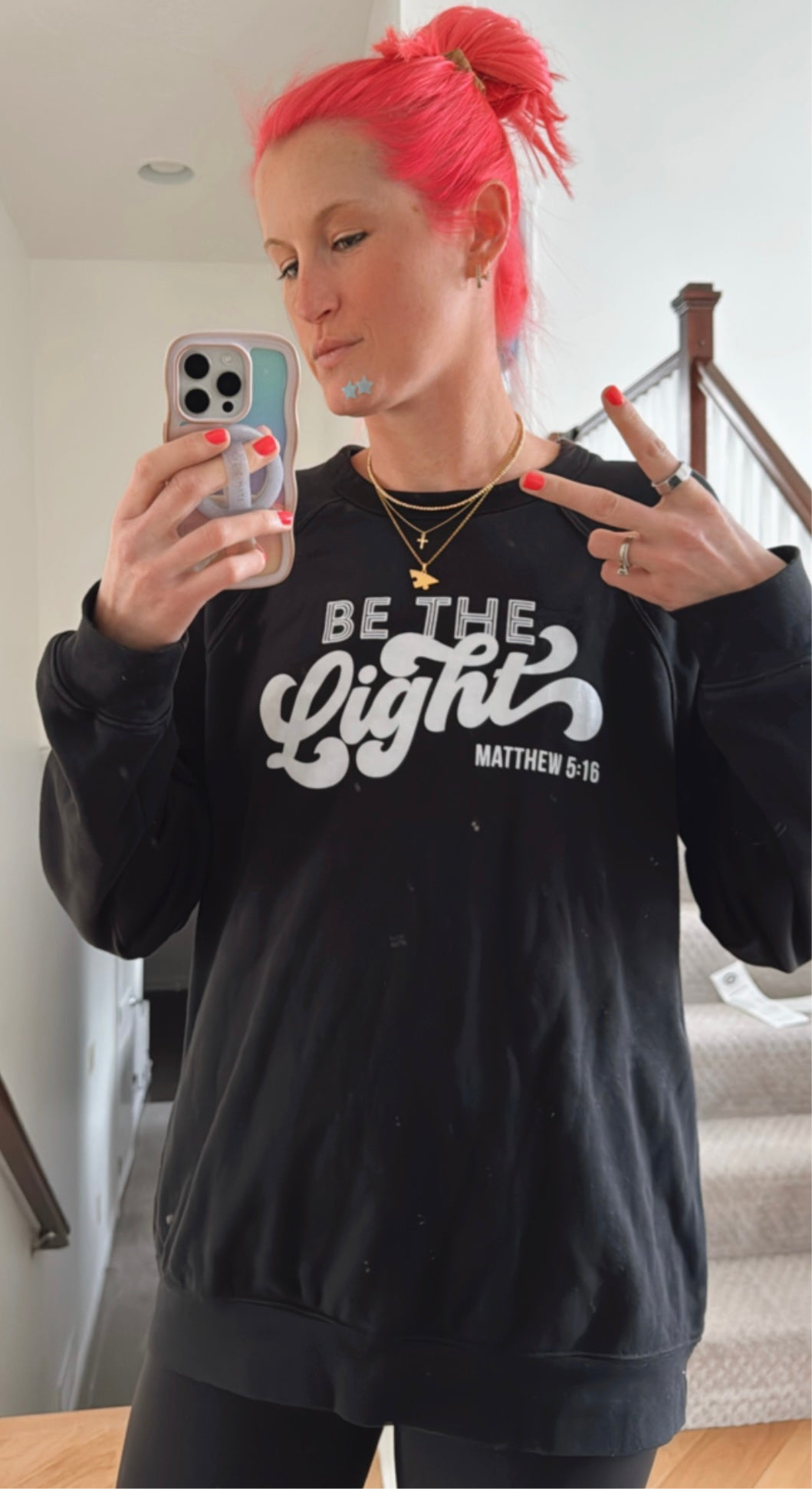 Be the Light Premium Fleece Sweatshirt