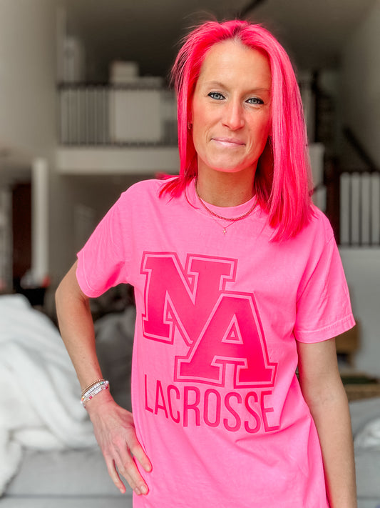 NA Lacrosse: 3D-Printed Monochrome Tee