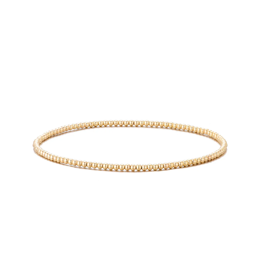 Kylar Mack: Solid Gold Stretch Bracelet