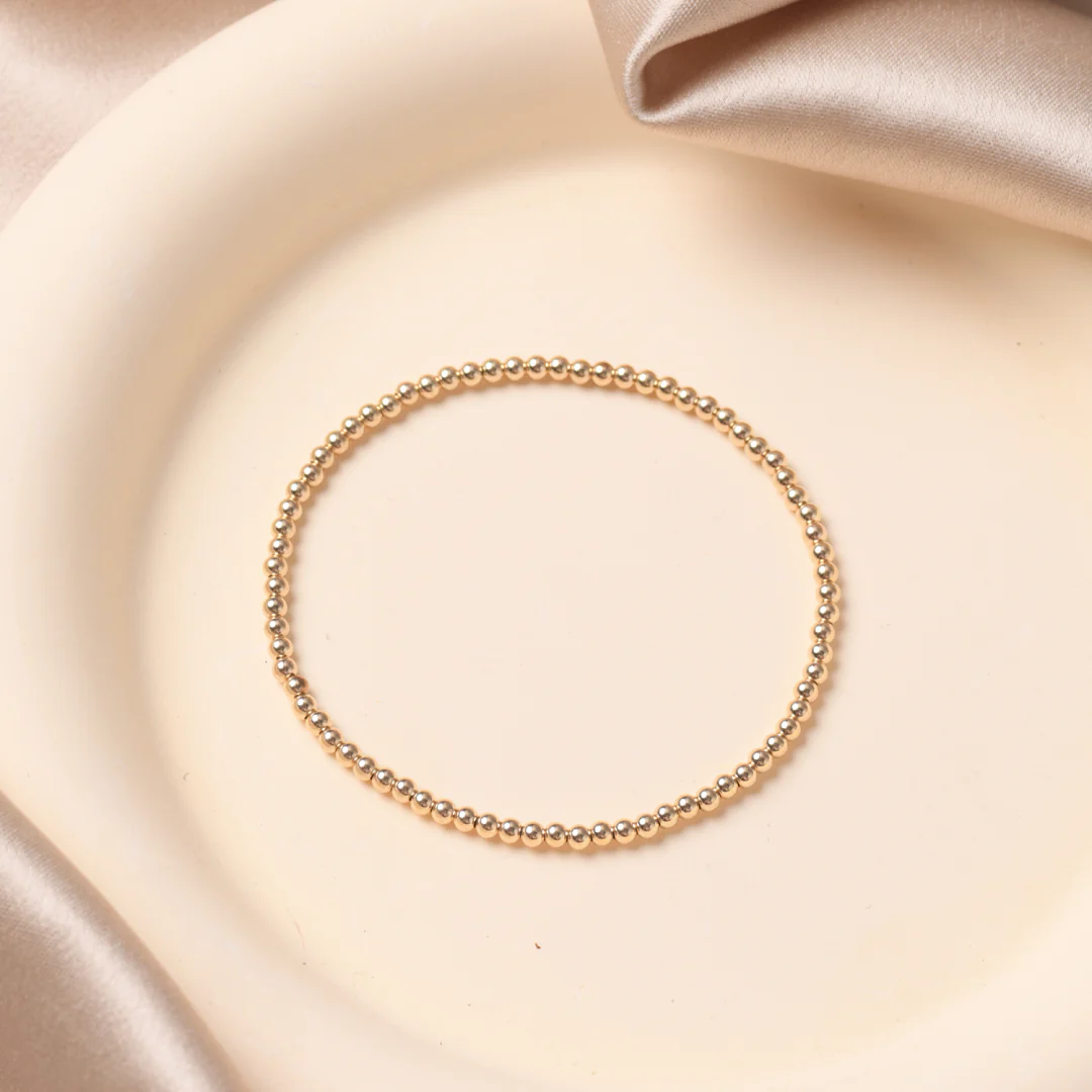 Kylar Mack: Solid Gold Stretch Bracelet