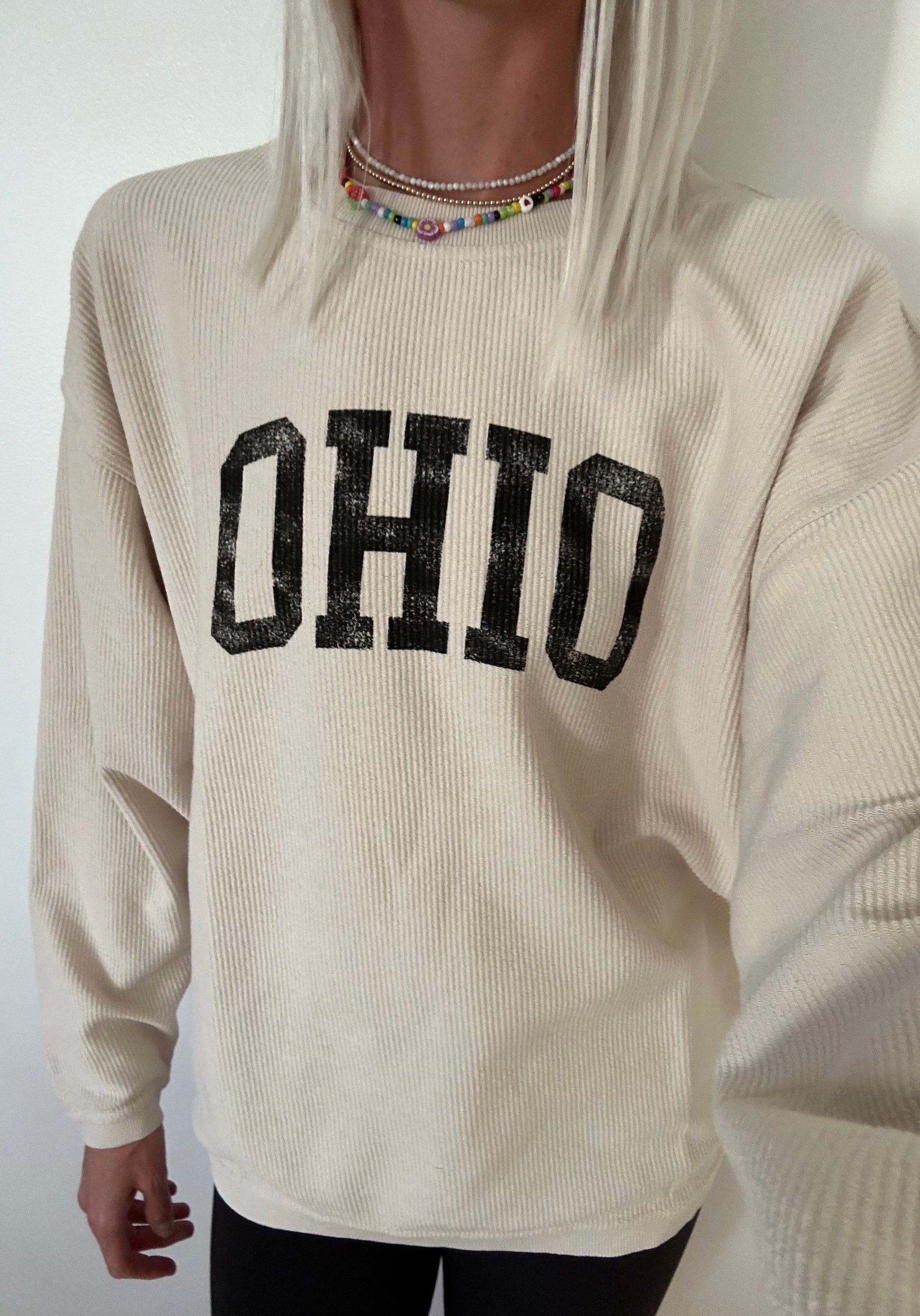 Ohio state sales corded sweatshirt