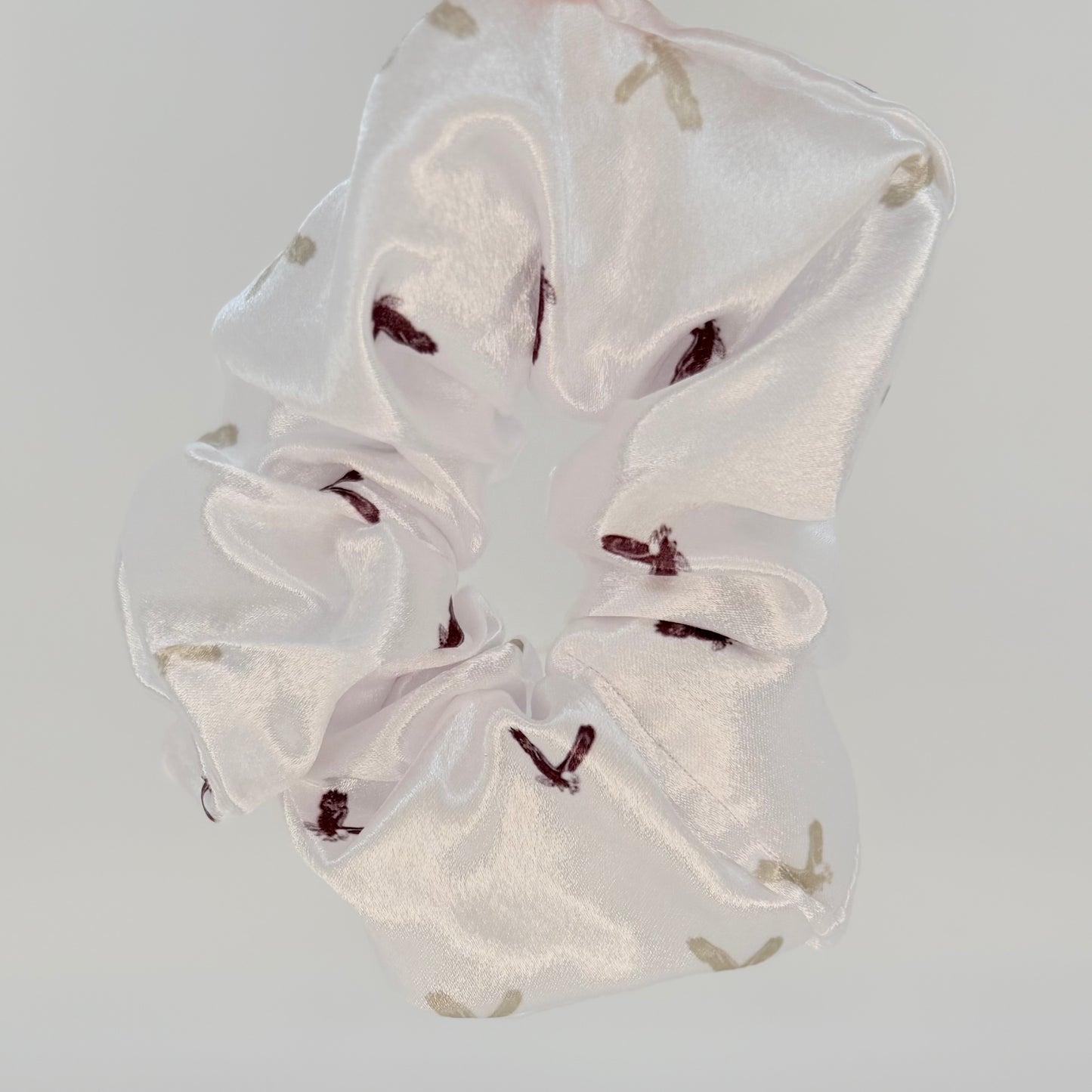 New Albany Dainty Eagles Satin Scrunchie
