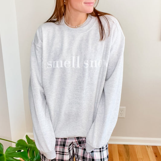 I Smell Snow Sweatshirt *puff*