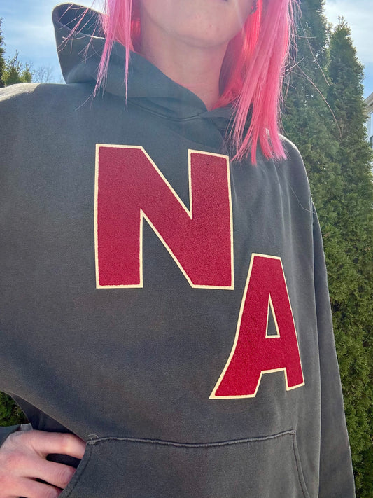 LR: NA Patch Hooded Sweatshirt