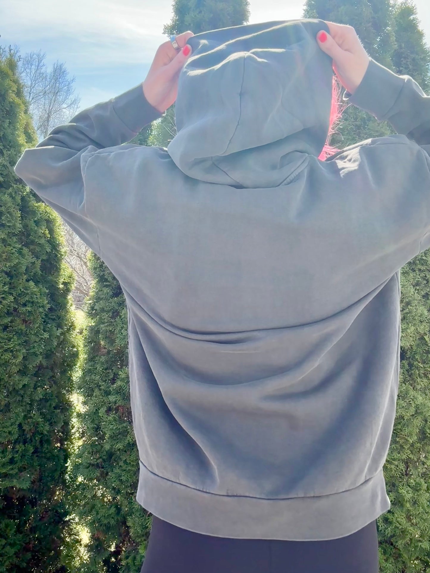 LR: NA Patch Hooded Sweatshirt