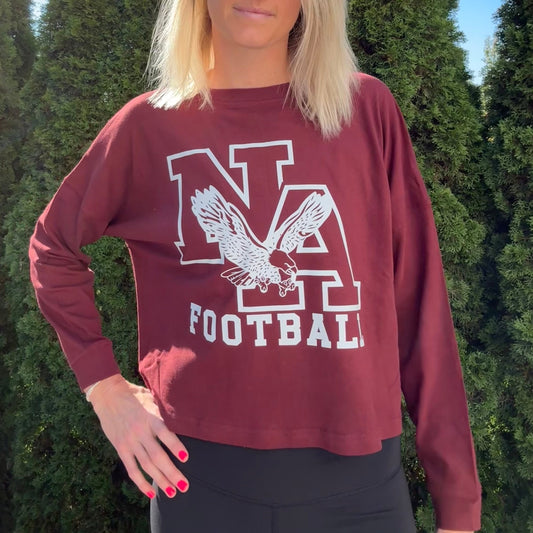NA Football: Women's Boxy Long Sleeve T-Shirt