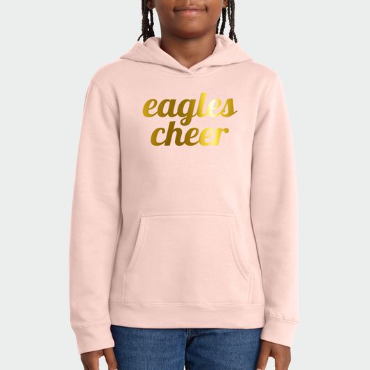 NAYCHEER: Eagles Cheer Gold Foil Hoodie