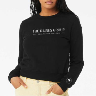 TRG: Sponge Fleece Crewneck Sweatshirt with Sleeve Detail