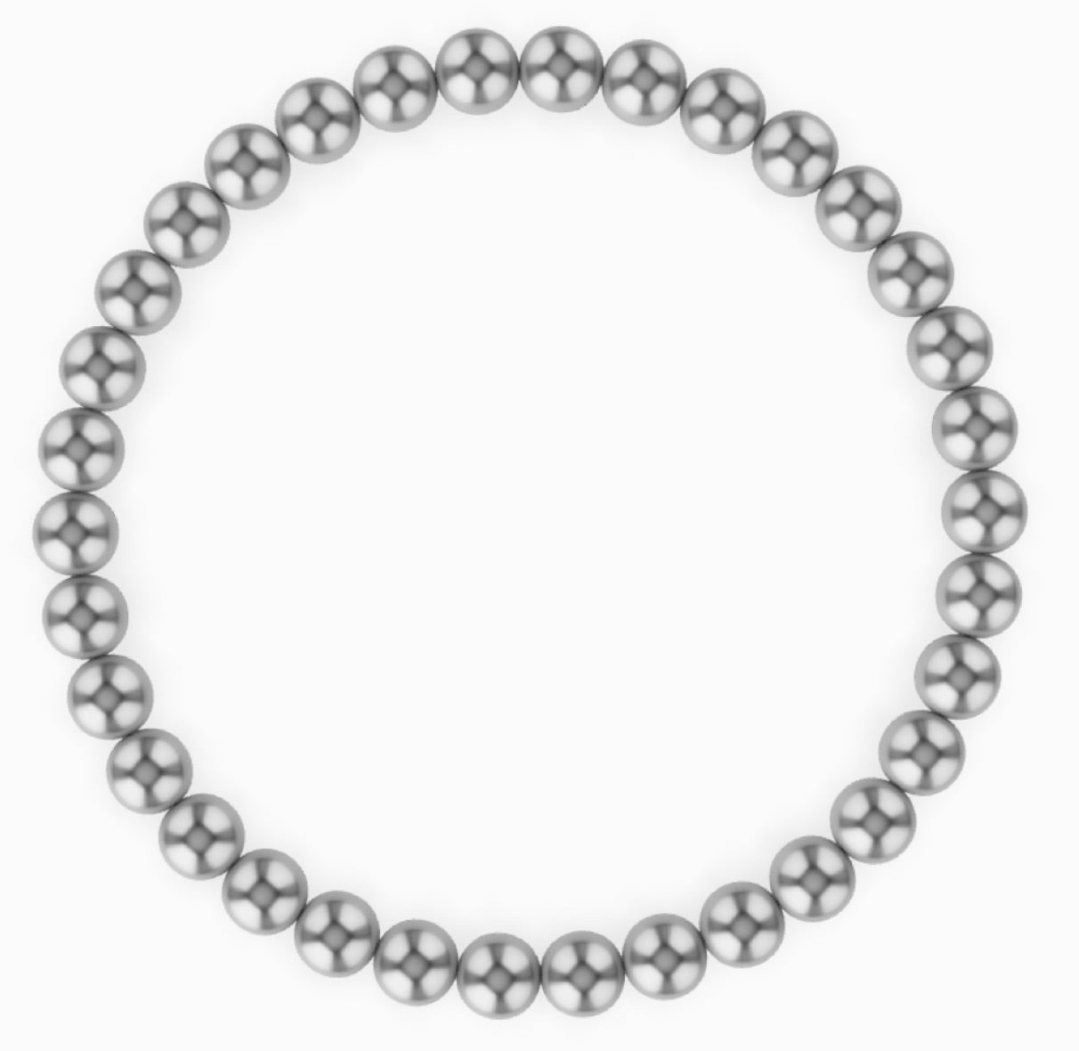 Kylar Mack: Sterling Silver Stretch Bracelet