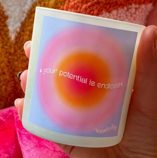 Your Potential is Endless Candle | Lavender • Vanilla Cream