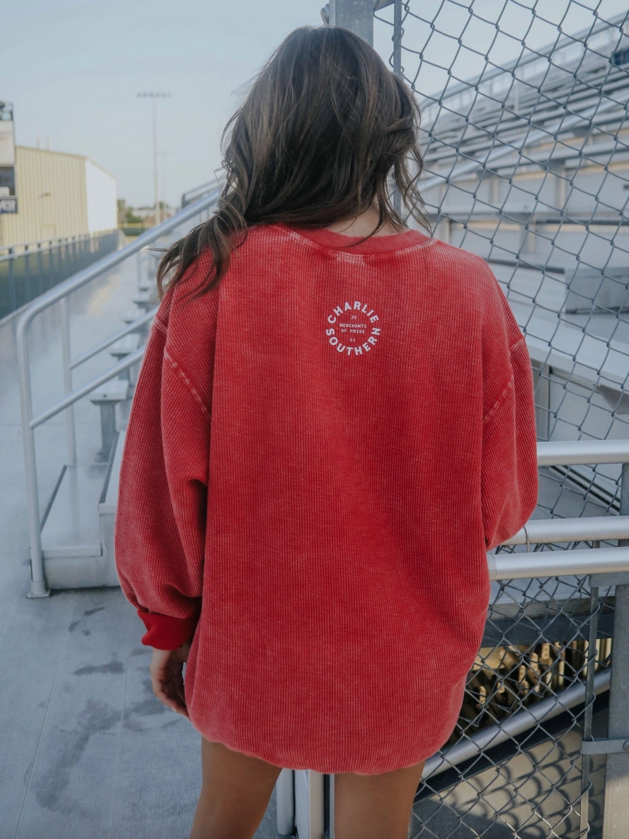 Football Corded Sweatshirt